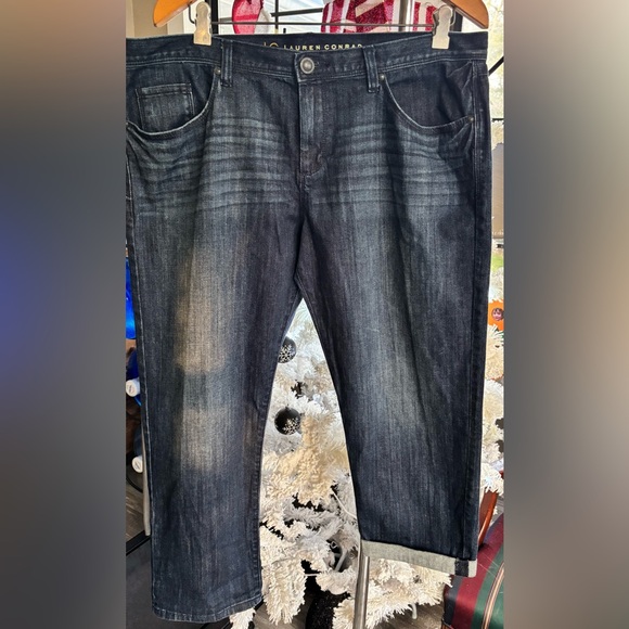 LC Lauren Conrad Dark Blue Jeans- Size 16 - Picture 1 of 6